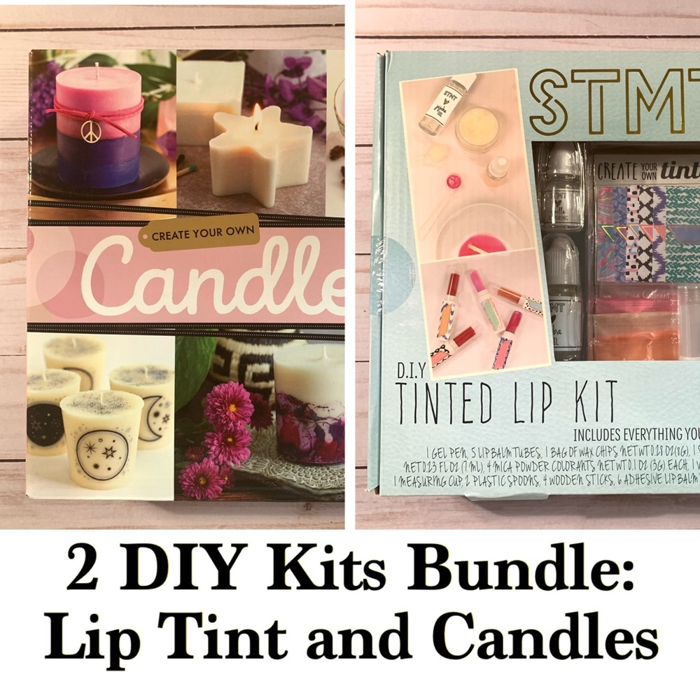 2 DIY kits: Candles and Lip Tints